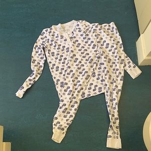 Roller rabbit blue wale size 14 pjs